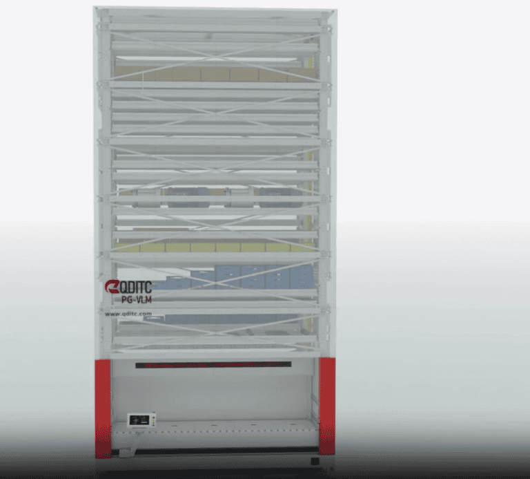 Vertical Lift Module for Beauty Industry Warehousing supporting image 3