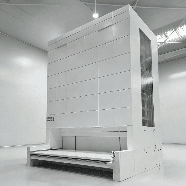Vertical Lift Module for Electrical Equipment Manufacturing Warehousing supporting image 4